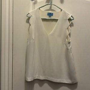CeCe v neck blouse. Size medium